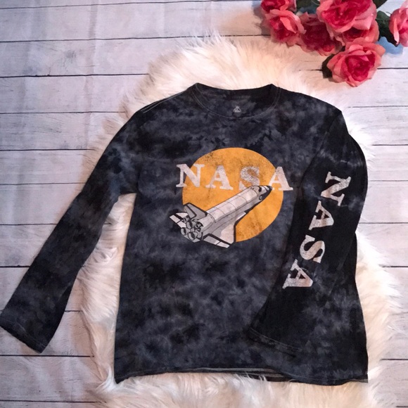 body rags clothing co Tops - Body Rags NASA Tie Dye Graphic Tee